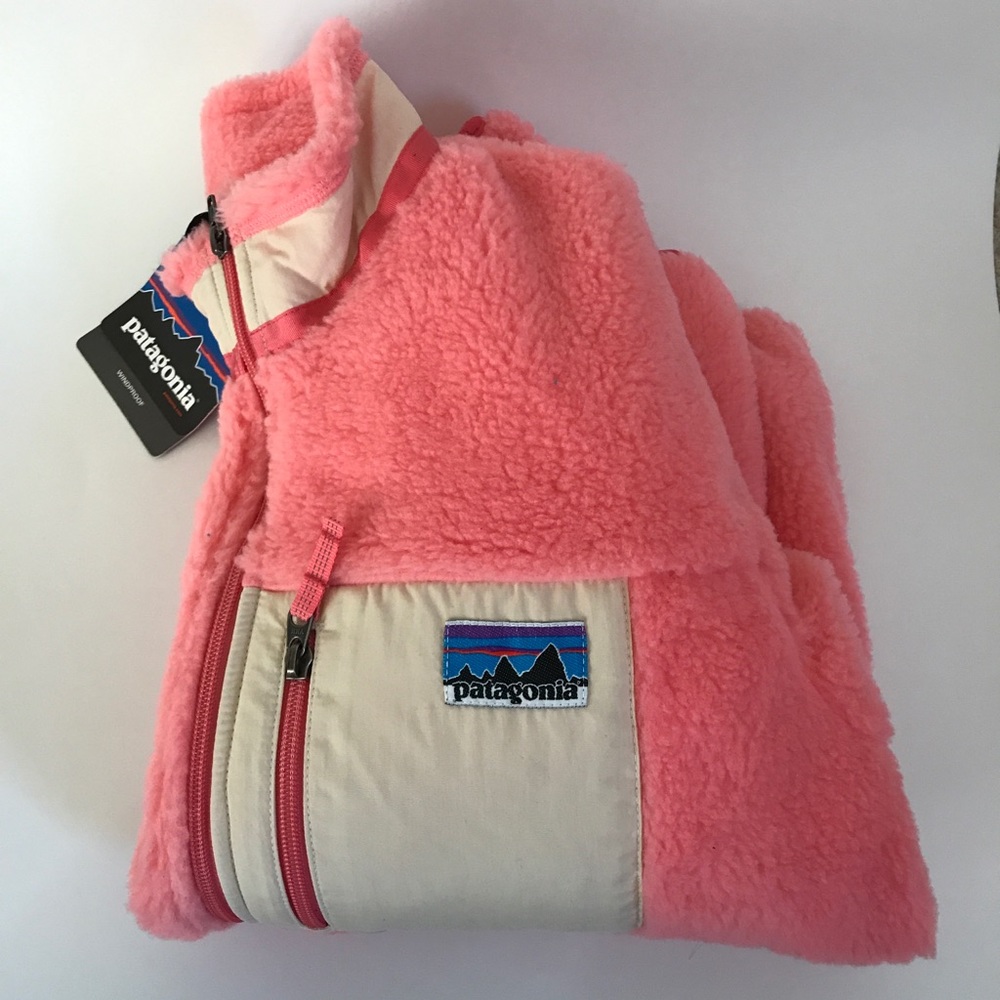 Pink Patagonia Fleece Jacket